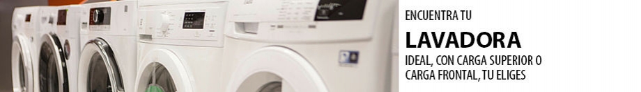 Encuentra tu lavadora ideal, con carga superior o carga frontal, tú eliges.