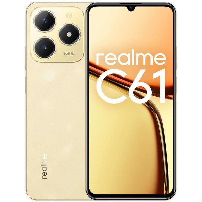 SMARTPHONE REALME C61 6/256 6,7'' EN VERDE Y DORADO (regalo pulsera 276436)
