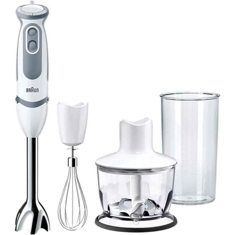 BATID. BRAUN MQ5235 SAUCE 1000W C/A PIE INOX BLANC