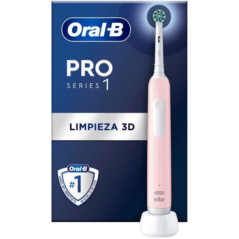 DENTAL ORALB PRO1 ROSA, NEGRO Y AZUL