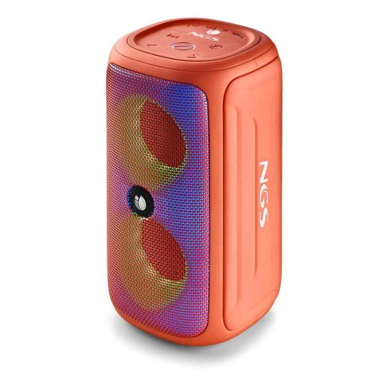 ALTAVOZ NGS ROLLERBEAST AZUL, NEGRO Y CORAL 32W WATER RESIS