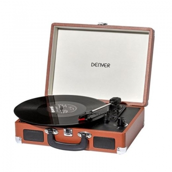 Denver Tocadiscos Clásico USB Marrón VPL-120